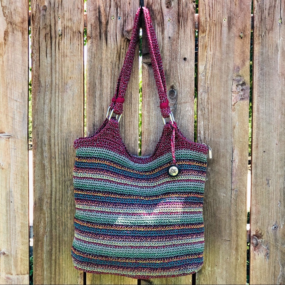 The Sak Crochet Macramé Purse
